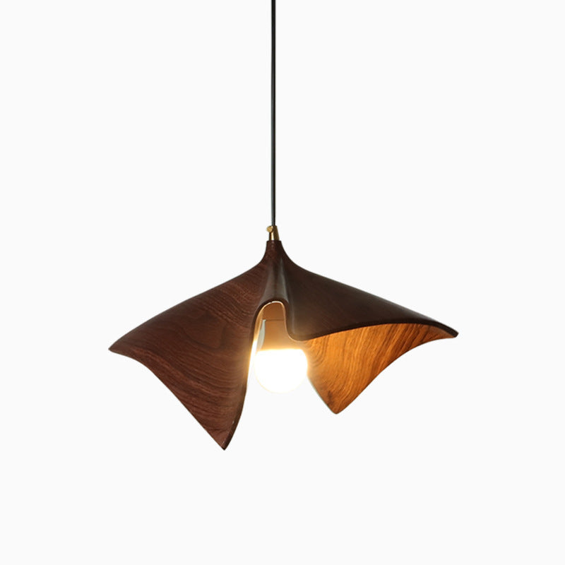 Modern Luxury Twisted Iron Resin 1-light Pendant Light for Living Room