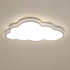 Contemporary Coastal Clouds Iron Acrylic LED Flush Mount Ceiling Light For Bedroom