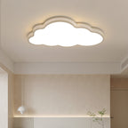 Contemporary Coastal Clouds Iron Acrylic LED Flush Mount Ceiling Light For Bedroom