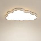 Contemporary Coastal Clouds Iron Acrylic LED Flush Mount Ceiling Light For Bedroom