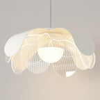 Modern Eclectic Flower Iron Acrylic LED Pendant Light For Living Room