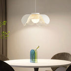 Modern Eclectic Flower Iron Acrylic LED Pendant Light For Living Room