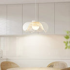 Modern Eclectic Flower Iron Acrylic LED Pendant Light For Living Room