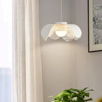 Modern Eclectic Flower Iron Acrylic LED Pendant Light For Living Room