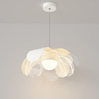 Modern Eclectic Flower Iron Acrylic LED Pendant Light For Living Room