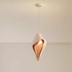 Modern Luxury Conch Metal Resin 1/2 Light Pendant Light For Living Room