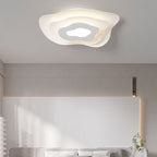 Contemporary Creative Annual Ring Design Iron LED Flush Mount Ceiling Light For Bedroom