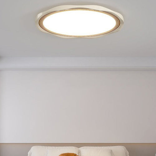 Modern Minimalist Round Iron Aluminum Alloy Acrylic LED Flush Mount Ceiling Light For Bedroom