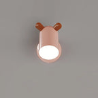 Lumendat Modern Minimalist Kids Cute Cylinder Shade Iron Acrylic LED Wall Sconce Lamp For Bedroom Lumendat