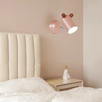 Lumendat Modern Minimalist Kids Cute Cylinder Shade Iron Acrylic LED Wall Sconce Lamp For Bedroom Lumendat