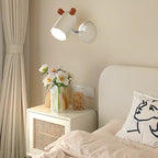 Lumendat Modern Minimalist Kids Cute Cylinder Shade Iron Acrylic LED Wall Sconce Lamp For Bedroom Lumendat