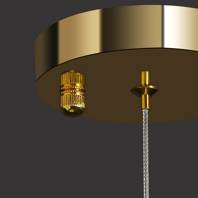 Modern Luxury Iron Crystal Liuli Material Butterfly-shaped 1-Light Pendant Light For Bedroom & Living Room