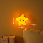 Lumendat Contemporary Creative Silicone ABS Star Moon Cloud Kids USB Charging LED Table Lamp Night Light With Magnetic Design For Bedroom Lumendat
