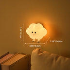 Lumendat Contemporary Creative Silicone ABS Star Moon Cloud Kids USB Charging LED Table Lamp Night Light With Magnetic Design For Bedroom Lumendat