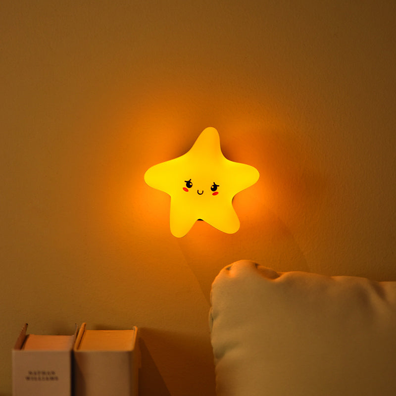 Lumendat Contemporary Creative Silicone ABS Star Moon Cloud Kids USB Charging LED Table Lamp Night Light With Magnetic Design For Bedroom Lumendat
