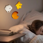 Lumendat Contemporary Creative Silicone ABS Star Moon Cloud Kids USB Charging LED Table Lamp Night Light With Magnetic Design For Bedroom Lumendat