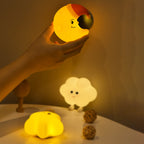 Lumendat Contemporary Creative Silicone ABS Star Moon Cloud Kids USB Charging LED Table Lamp Night Light With Magnetic Design For Bedroom Lumendat
