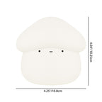 Lumendat Contemporary Creative ABS Silicone Mushroom-shaped Kids USB Charging LED Table Lamp Night Light With Timer Function For Bedroom Lumendat