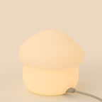 Lumendat Contemporary Creative ABS Silicone Mushroom-shaped Kids USB Charging LED Table Lamp Night Light With Timer Function For Bedroom Lumendat