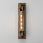 Contemporary Industrial Iron Columnar 1-Light Wall Sconce Lamp for Bedroom