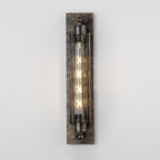 Contemporary Industrial Iron Columnar 1-Light Wall Sconce Lamp for Bedroom