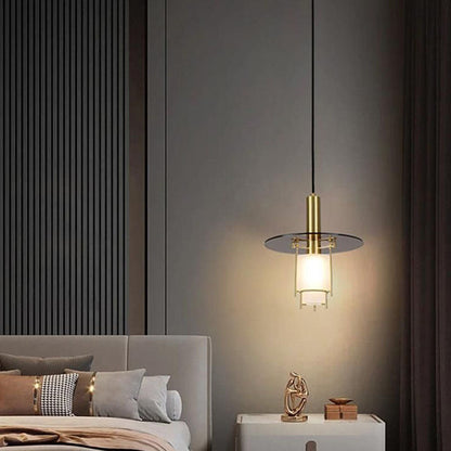 Modern Art Deco Acrylic Glass Flying Saucer 1-Light Pendant Light For Dining Room