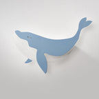 Lumendat Modern Minimalist Kids Iron Acrylic Rabbit & Dolphin LED Wall Sconce Lamp for Bedroom Lumendat