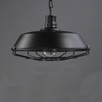 Contemporary Industrial Saucepan Lid Iron 1-Light Pendant Light For Dining Room