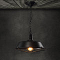 Contemporary Industrial Saucepan Lid Iron 1-Light Pendant Light For Dining Room