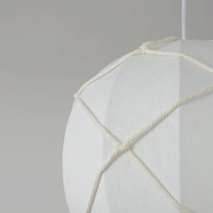 Modern Minimalist Kids Hot Air Balloon Fabric Iron Rattan Weaving 1-Light Pendant Light for Bedroom