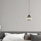 Modern Minimalist Pumpkin Iron Glass 1-Light Pendant Light For Living Room