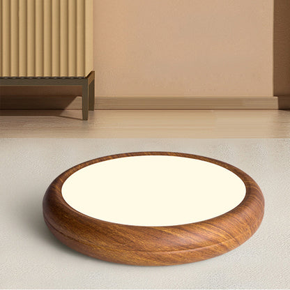 Modern Minimalist Round Iron Acrylic LED Flush Mount Ceiling Light for Bedroom
