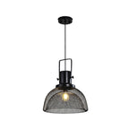 Contemporary Industrial Grid Birdcage Iron 1-Light Pendant Light For Dining Room