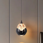 Contemporary Nordic Water Drop Acrylic Aluminum Liftable LED Pendant Light For Bedroom