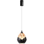 Contemporary Nordic Water Drop Acrylic Aluminum Liftable LED Pendant Light For Bedroom