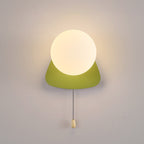 Modern Simplicity Geometry Iron Glass 1-Light Zipper Wall Sconce Lamp For Bedroom