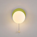 Modern Simplicity Geometry Iron Glass 1-Light Zipper Wall Sconce Lamp For Bedroom