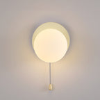 Modern Simplicity Geometry Iron Glass 1-Light Zipper Wall Sconce Lamp For Bedroom