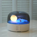 Lumendat Contemporary Creative Bluetooth Round ABS PC PVC USB LED Kids Night Light For Bedroom Lumendat