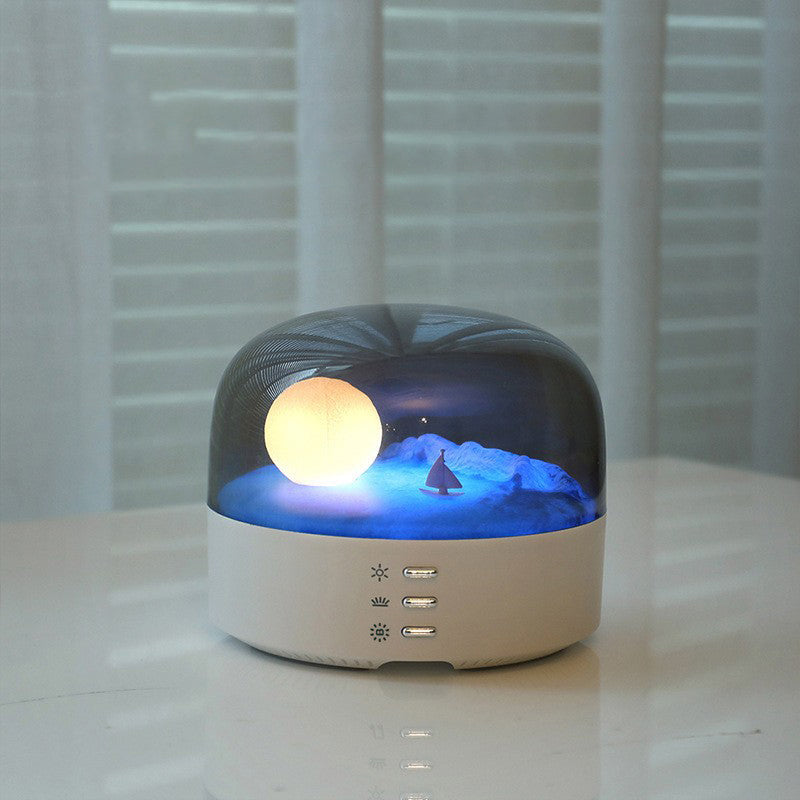 Lumendat Contemporary Creative Bluetooth Round ABS PC PVC USB LED Kids Night Light For Bedroom Lumendat