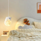 Lumendat Contemporary Creative Kids Bear Rabbit Iron Resin PLA 1/3-Light Chandelier For Bedroom Lumendat