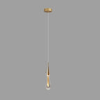 Contemporary Creative Droplet Aluminum Iron Glass LED Chandelier for Dining Room Lumendat