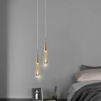 Contemporary Creative Droplet Aluminum Iron Glass LED Chandelier for Dining Room Lumendat
