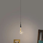 Contemporary Creative Droplet Aluminum Iron Glass LED Chandelier for Dining Room Lumendat