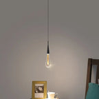 Contemporary Creative Droplet Aluminum Iron Glass LED Chandelier for Dining Room Lumendat