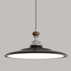 Modern Minimalist Flying Saucer Iron Aluminum PMMA LED Pendant Light For Living Room
