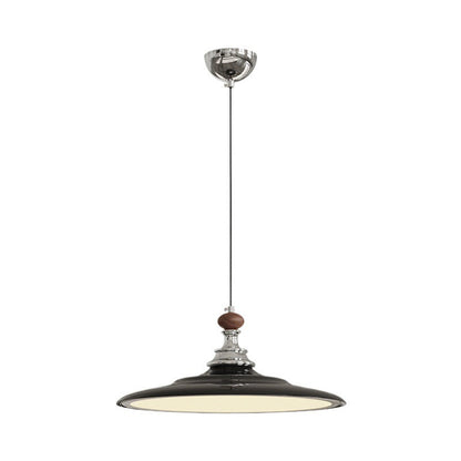 Modern Minimalist Flying Saucer Iron Aluminum PMMA LED Pendant Light For Living Room