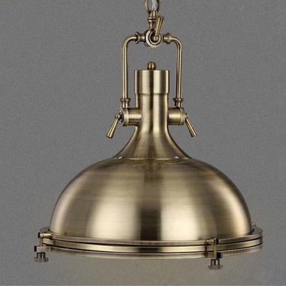 Contemporary Industrial Iron Round 1-Light Pendant Light For Dining Room