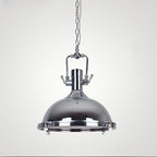 Contemporary Industrial Iron Round 1-Light Pendant Light For Dining Room