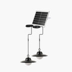 Contemporary Industrial Waterproof Solar Aluminum Pc Round LED Pendant Light for Garden BulbSquare